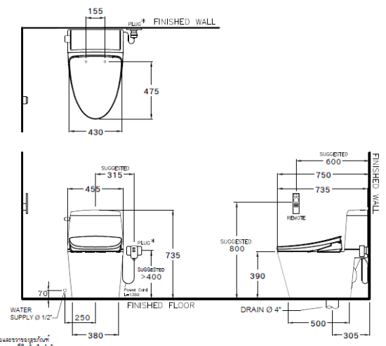  kỹ thuật bàn cầu Cotto C13547(CV10)