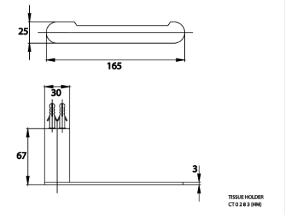  kích thước lô giấy Cotto CT0283-BL(HM)