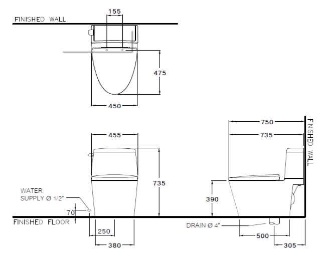 kỹ thuật bồn cầu Cotto C13537