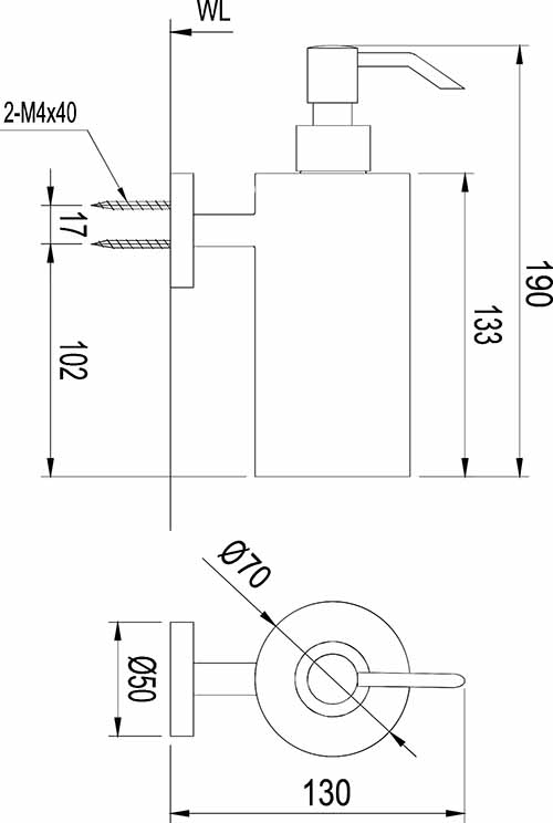 Bản vẽ kỹ thuật hộp xà phòng Inax KFV25AY