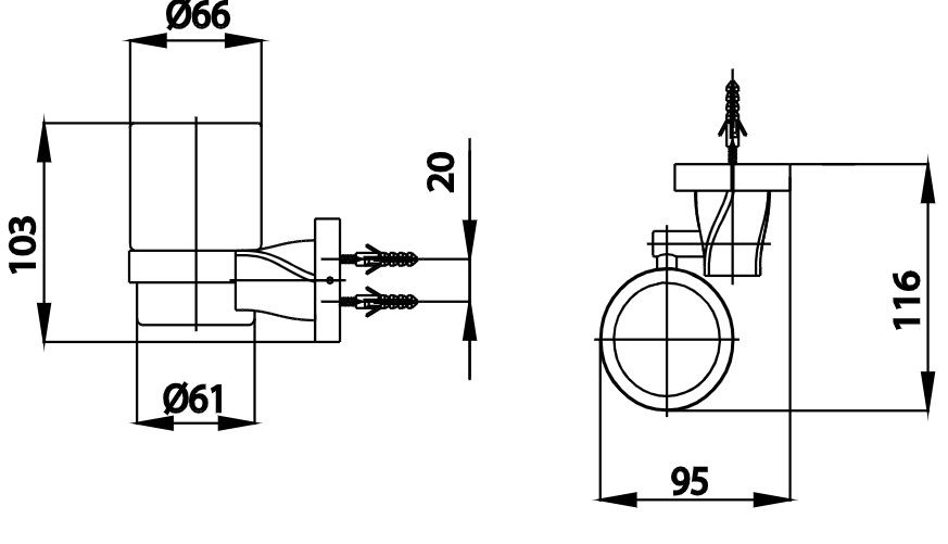 Bản vẽ kích thước kệ ly CT 0228 HM