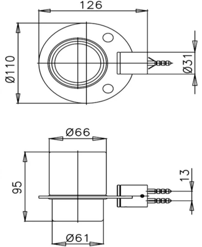 Bản vẽ kích thước kệ ly COTTO CT046 HM