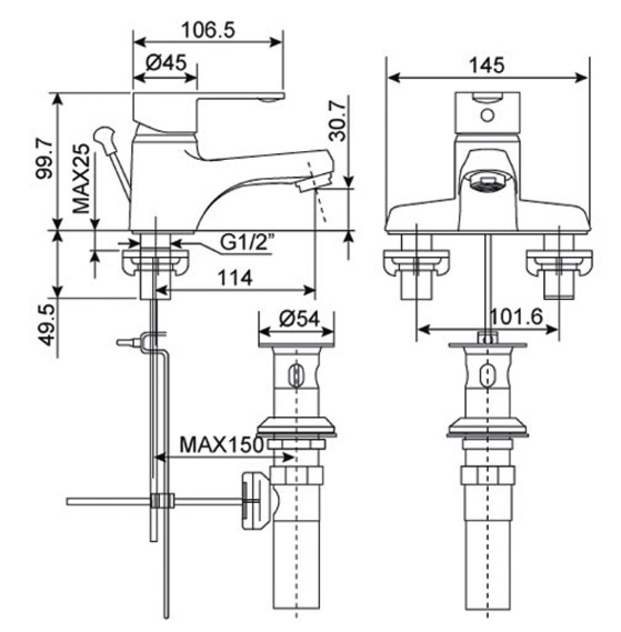 B?n v? k? thu?t v?i lavabo american WF6502