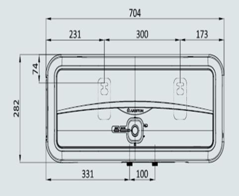 Bản vẽ kỹ thuật máy nước nóng Ariston gián tiếp SL2 20 RS