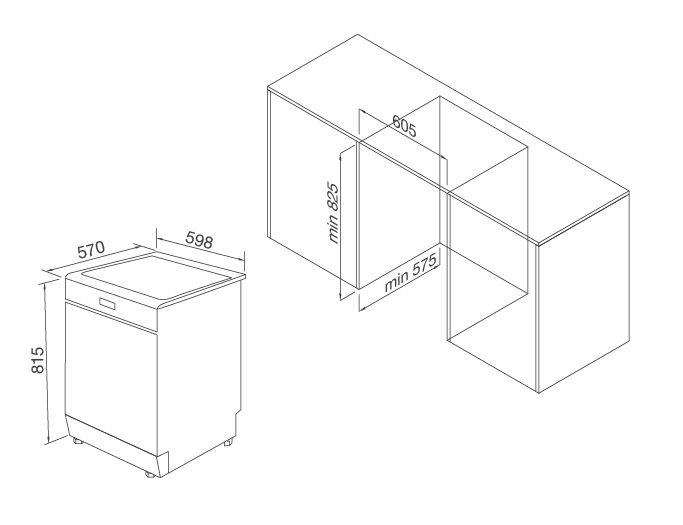 Bản vẽ kỹ thuật máy rửa chén Malloca WQP12-J7309E E5