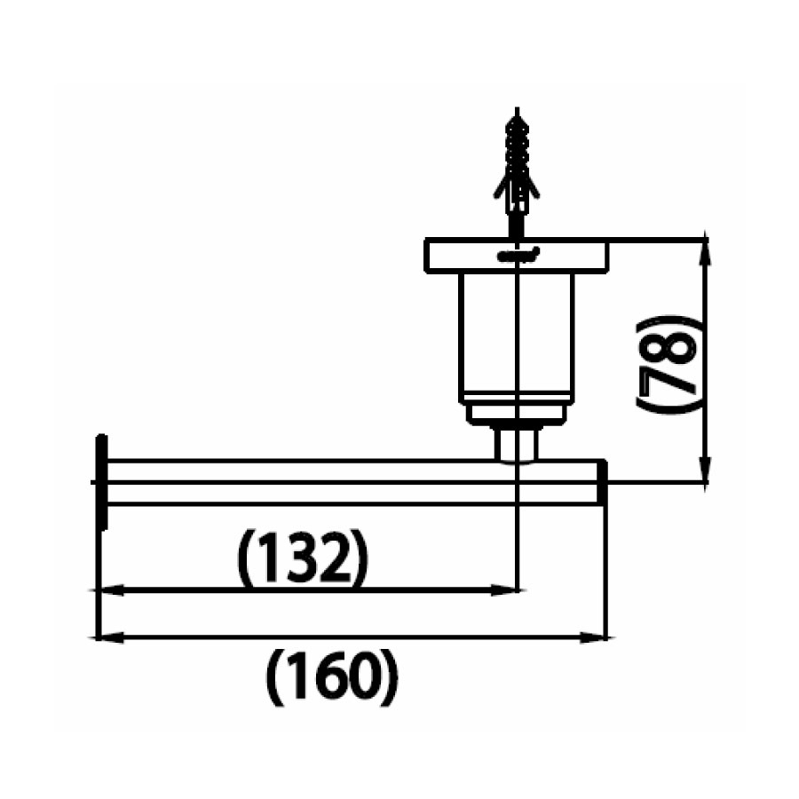 Bản vẽ kích thước móc giấy COTTO CT0025WD HM