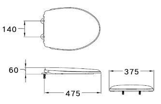 Bản vẽ kích thước nắp C91005 Cotto