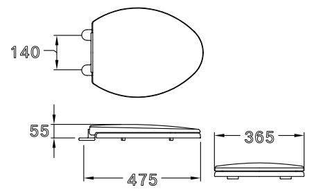 Bản vẽ kích thước nắp C91311 Cotto