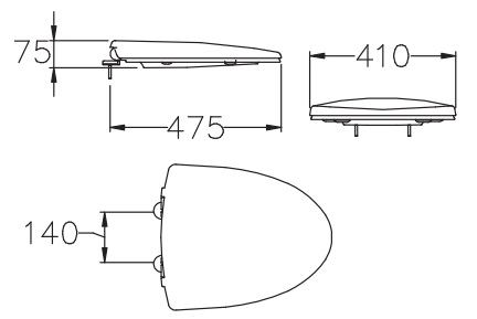 Bản vẽ kích thước nắp C91831 Cotto