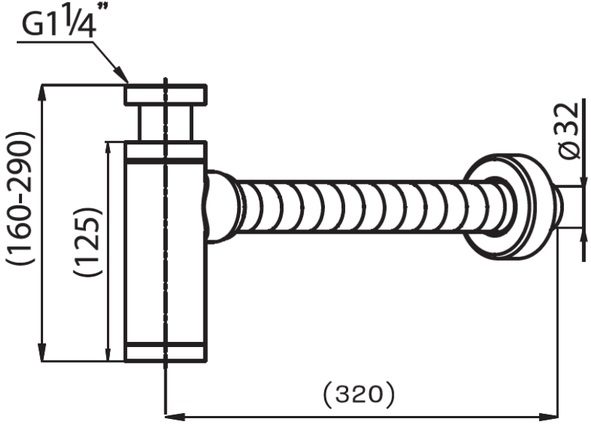 Bản vẽ kích thước co P Cotto CT6814 AX HM