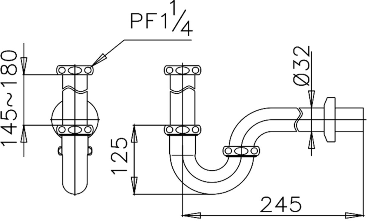 Bản vẽ kích thước co P Cotto CT688 HM