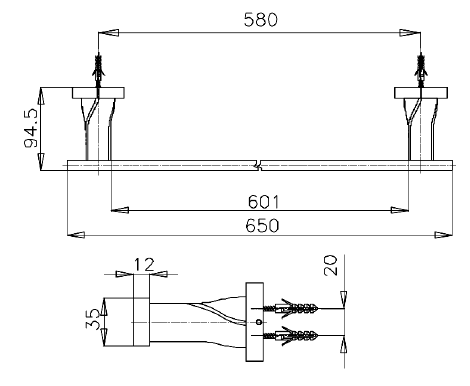 kĩ thuật thanh vắt khăn  CT0063 HM cotto 