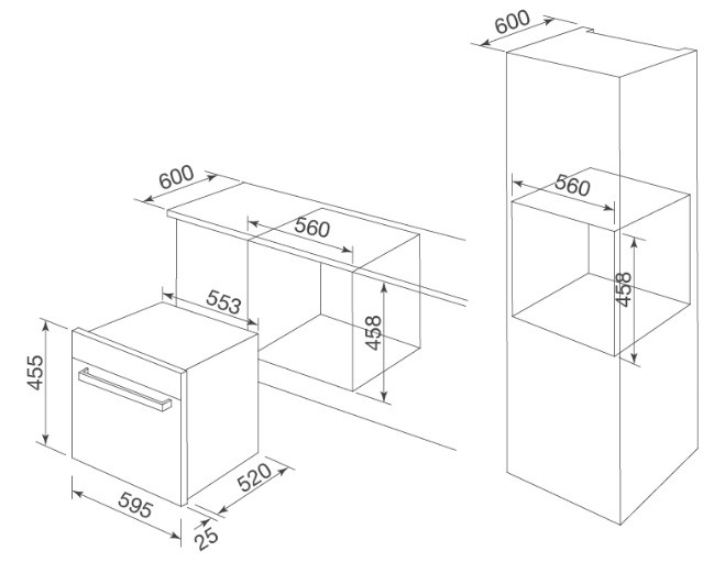 Bản vẽ kỹ thuật tủ bảo quản rượu Malloca MWC24-CP