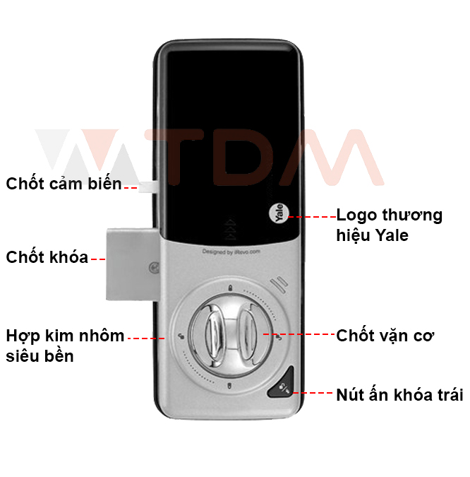 Chi tiết khóa thông minh YDR343