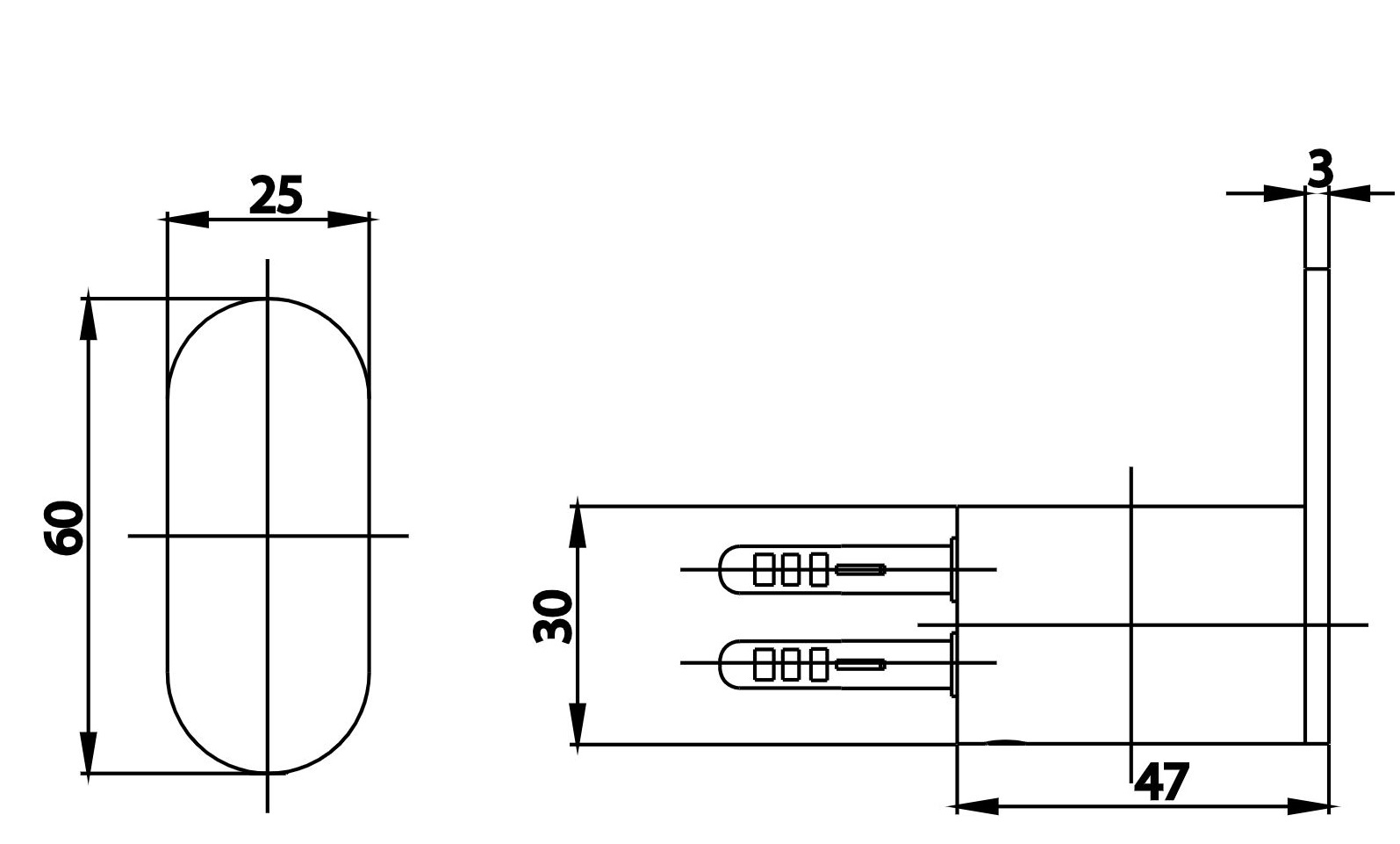 Bản vẽ kĩ thuật móc áo CT0281-BL HM Cotto